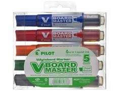 WB marker BG Pilot V-Board Master Ass. farver Etui/5